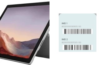 Come vedere il codice IMEI su Surface Pro 7