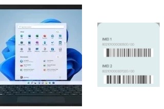 Come vedere il codice IMEI su Surface Pro 8