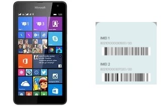 Come vedere il codice IMEI su Lumia 535 Dual SIM