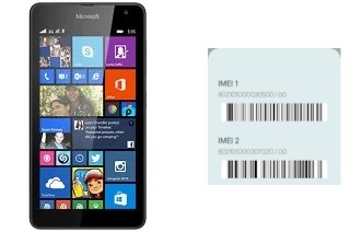 Come vedere il codice IMEI su Lumia 535