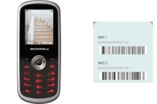 Come vedere il codice IMEI su WX290