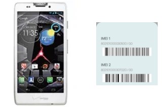 Come vedere il codice IMEI su DROID RAZR HD