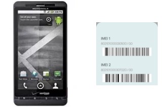 Come vedere il codice IMEI su DROID X