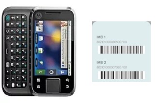 Come vedere il codice IMEI su FLIPSIDE MB508