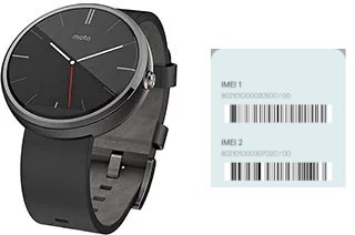 Come vedere il codice IMEI su Moto 360 (1st gen)