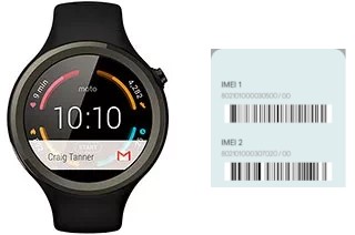 Come vedere il codice IMEI su Moto 360 Sport (1st gen)