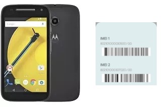 Come vedere il codice IMEI su Moto E (2nd gen)