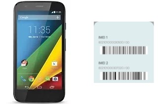 Come vedere il codice IMEI su Moto G