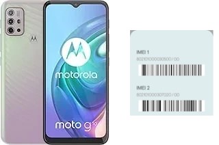 Come vedere il codice IMEI su Moto G10