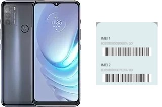 Come vedere il codice IMEI su Moto G50