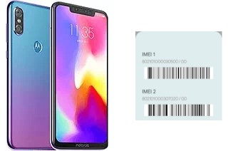 Come vedere il codice IMEI su Motorola P30