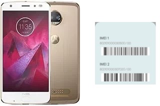 Come vedere il codice IMEI su Moto Z2 Force