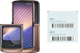 Come vedere il codice IMEI su Razr 5G