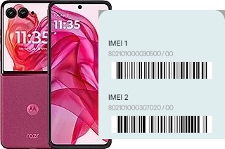 Come vedere il codice IMEI su razr+ 2024