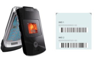 Come vedere il codice IMEI su RAZR V3xx