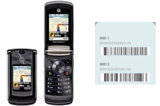 Come vedere il codice IMEI su RAZR2 V9x