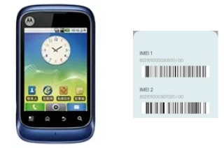 Come vedere il codice IMEI su XT301