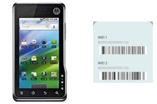 Come vedere il codice IMEI su XT701