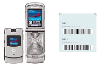 Come vedere il codice IMEI su RAZR V3