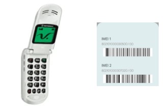 Come vedere il codice IMEI su Motorola V50