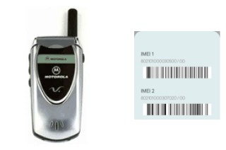 Come vedere il codice IMEI su Motorola V60