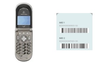 Come vedere il codice IMEI su Motorola V66