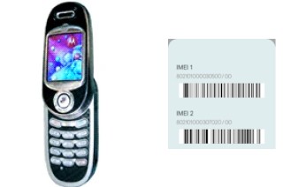 Come vedere il codice IMEI su Motorola V80