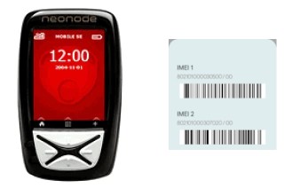 Come vedere il codice IMEI su Neonode N1m