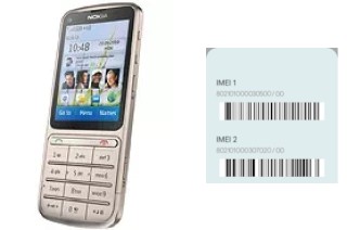 Come vedere il codice IMEI su C3-01 Touch and Type