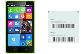 Come vedere il codice IMEI su X2 Dual SIM