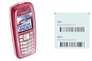 Come vedere il codice IMEI su 3100