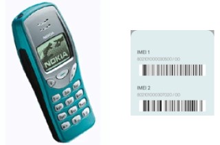 Come vedere il codice IMEI su 3210