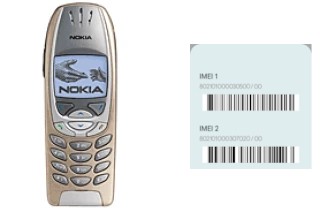 Come vedere il codice IMEI su 6310i