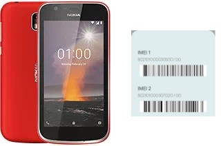 Come vedere il codice IMEI su Nokia 1