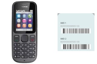 Come vedere il codice IMEI su Nokia 101