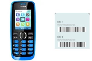 Come vedere il codice IMEI su Nokia 112