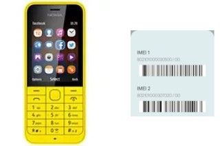 Come vedere il codice IMEI su Nokia 220