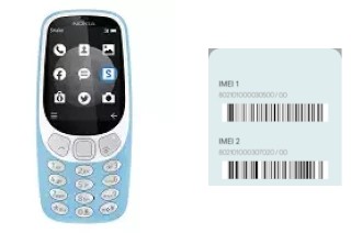 Come vedere il codice IMEI su 3310 3G Dual