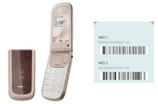 Come vedere il codice IMEI su 3710 fold