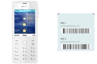 Come vedere il codice IMEI su Nokia 515