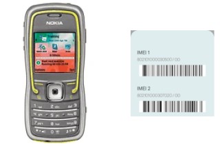 Come vedere il codice IMEI su 5500 Sport