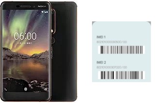 Come vedere il codice IMEI su Nokia 6.1