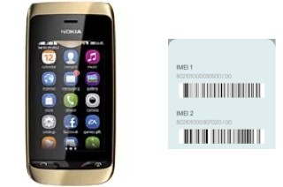 Come vedere il codice IMEI su Asha 310