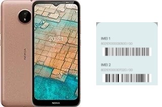 Come vedere il codice IMEI su Nokia C20