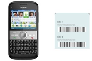 Come vedere il codice IMEI su Nokia E5