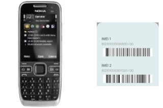 Come vedere il codice IMEI su Nokia E55