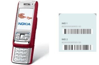 Come vedere il codice IMEI su Nokia E65