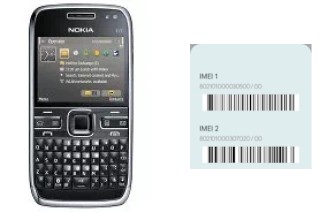 Come vedere il codice IMEI su Nokia E72