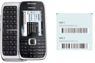 Come vedere il codice IMEI su Nokia E75