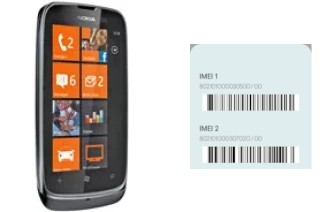 Come vedere il codice IMEI su Lumia 610 NFC